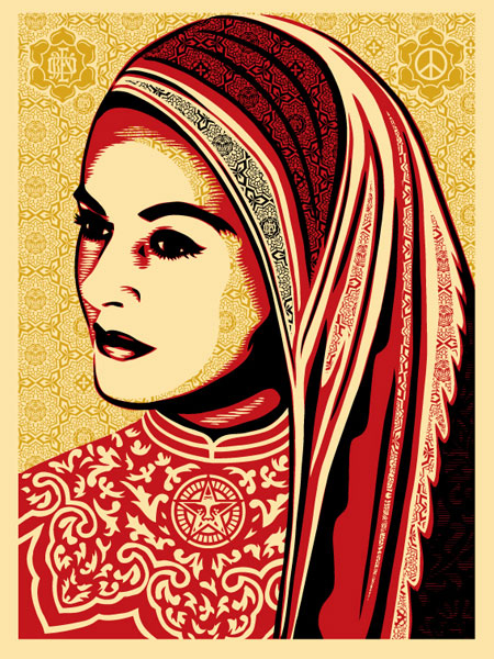 Shepard Fairey_obey Peace_Woman_Kenwood_edition_2008