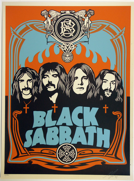 SHEPARD FAIREY OBEY BLACK SABBATH ORANGE_ Kirk_Pedersen_projects