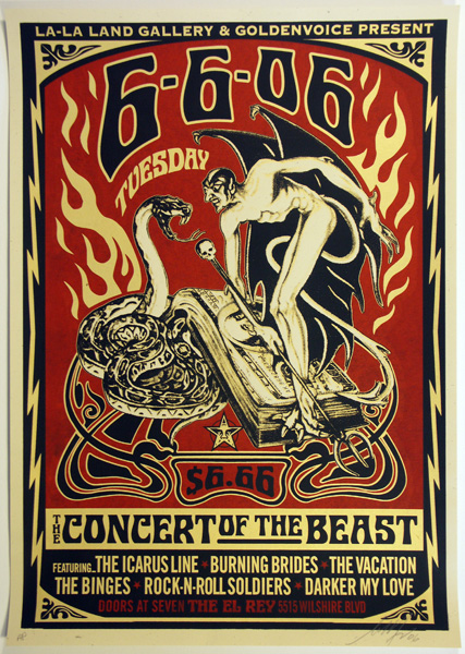 SHEPARD FAIREY OBEY concert of beast_ Kirk_Pedersen_projects