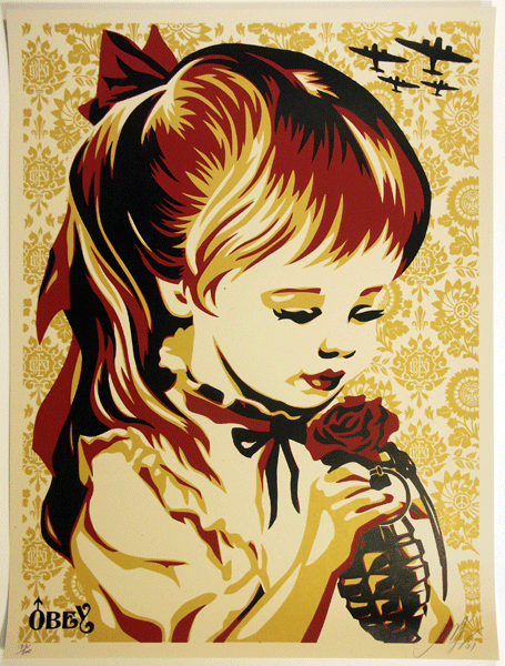 SHEPARD FAIREY obey GIANT WAR BY NUMBERS GOLD_ Kirk_Pedersen_projects