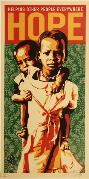 SHEPARD FAIREY obey HOPE DARFUR_ Kirk_Pedersen_projects