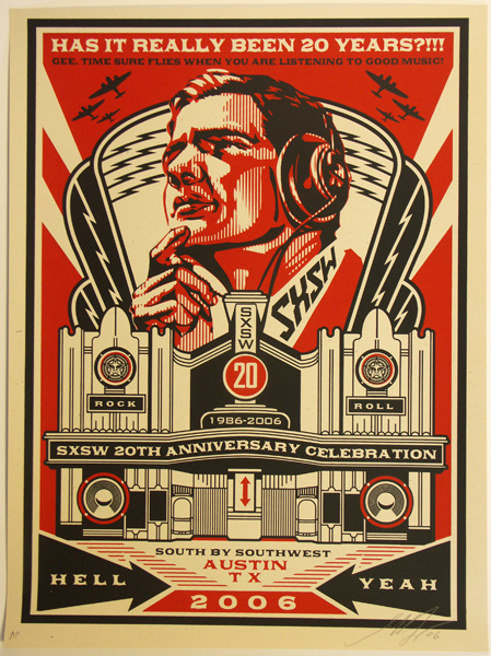 SHEPARD FAIREY obey SXSW_ Kirk_Pedersen_projects